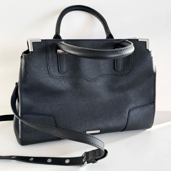 Rebecca Minkoff Amorous Crossbody Satchel Black - Picture 8 of 16
